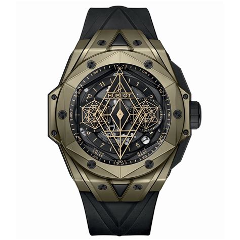 hublot sang bleu 2 gold|big bang sang bleu.